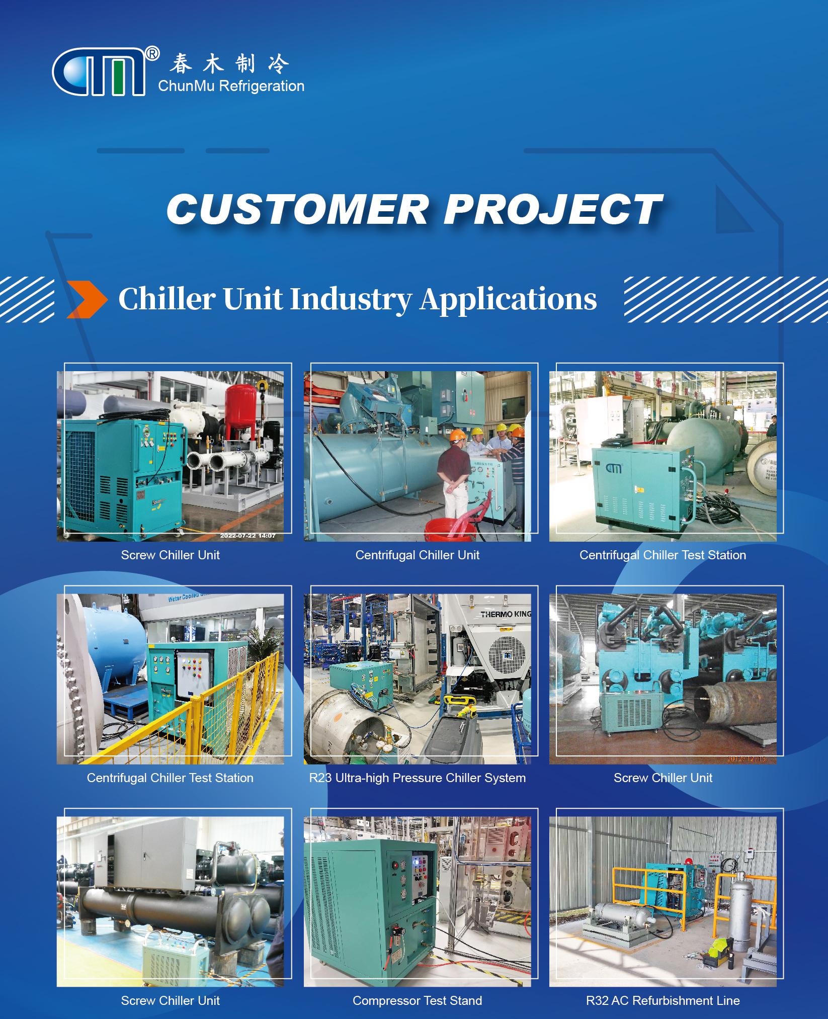 Applications of refrigerant recovery machines in the chiller industry